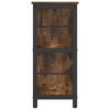 vidaXL &Eacute;tag&egrave;re Ch&ecirc;ne fum&eacute; 102 x 32 x 72,5 cm Bois d'ing&eacute;nierie
