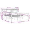 vidaXL Lit biblioth&egrave;que sans matelas blanc 180x200 cm bois pin massif