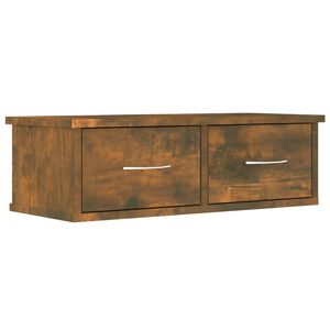 vidaXL Armoire murale Ch&ecirc;ne fum&eacute; 60x26x18,5 cm Bois d'ing&eacute;nierie