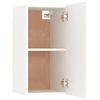 vidaXL Meubles TV 2 pcs Blanc 30,5x30x60 cm Bois d&rsquo;ing&eacute;nierie