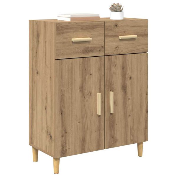 vidaXL Buffet chêne artisanal 34 x 69,5 x 89 cm Bois d'ingénierie