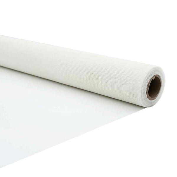 vidaXL Moustiquaire Blanc 112 x 1000 cm Acier