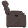 vidaXL Fauteuil inclinable marron similicuir