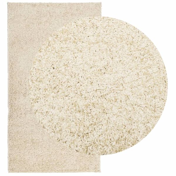 vidaXL Tapis shaggy PAMPLONA poils longs moderne dor&eacute; 60x110 cm