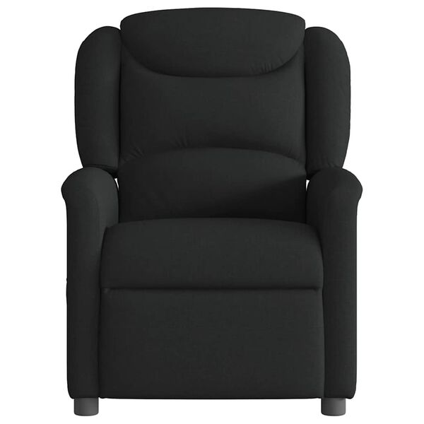 vidaXL Fauteuil de massage inclinable Noir Tissu