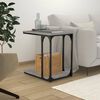 vidaXL Table d'appoint Sonoma gris 50x35x52 cm Bois d'ing&eacute;nierie
