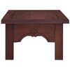 vidaXL Table basse Marron classique 100x50x30 cm Bois d'acajou massif