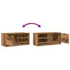 vidaXL Meubles TV 2 pcs vieux bois 80x35x36,5 cm bois d'ing&eacute;nierie