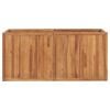 vidaXL Lit surélevé de jardin 150x50x70 cm Bois de teck solide