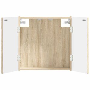 vidaXL Cabinet pour cible ALKMAAR Ch&ecirc;ne Sonoma 52,5 x 10,5 x 53,5 cm