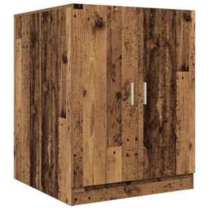 vidaXL Meuble pour machine &agrave; laver vieux bois 70,5x71,5x91,5 cm