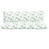 vidaXL Coussins de palette lot de 2 motif de feuilles tissu Oxford