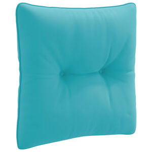 vidaXL Coussin de dos PUTTEN 100 % polyester Turquoise 40 x 40 x 10 cm
