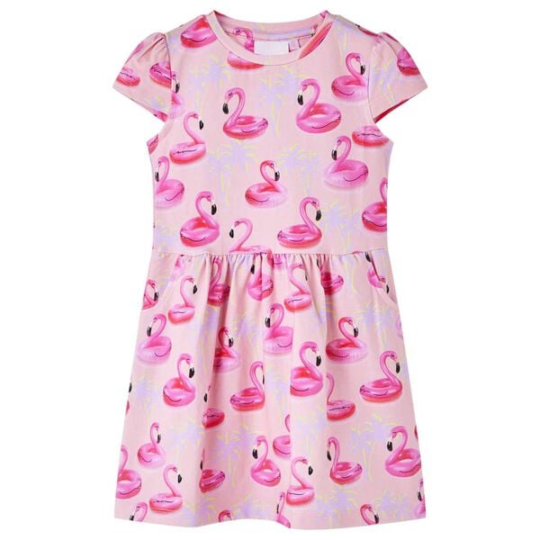 Robe pour enfants rose clair 128