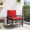 vidaXL Chaise de jardin Marron 60 x 70 x 78cm polyrotin