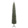 vidaXL Sapin de No&euml;l artificiel Vert 270 cm PVC et acier et plastique