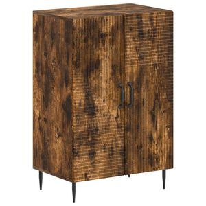 vidaXL Cabinet &agrave; chaussures HAARLEM 59,5 x 39,5 x 89,5 cm Ch&ecirc;ne fum&eacute;