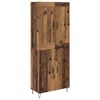 vidaXL Haut Armoire Bois Ancien 69,5 x 34 x 180 cm Bois d'ing&eacute;nierie