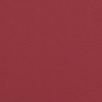 vidaXL Coussin de chaise longue rouge bordeaux 200x60x3cm tissu oxford