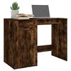 vidaXL Bureau Chêne fumé 100x49x75 cm Bois d'ingénierie