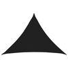 vidaXL Voile d'ombre Noir 7 x 5 x 5 m HDPE
