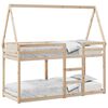 vidaXL Lit superpos&eacute; sans matelas 90x190 cm bois de pin massif