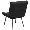 vidaXL Chaise de relaxation noir 64x74x84 cm velours