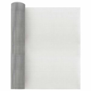vidaXL &Eacute;cran en maille 40 x 1000 cm 20 Mesh Acier Inoxydable 201
