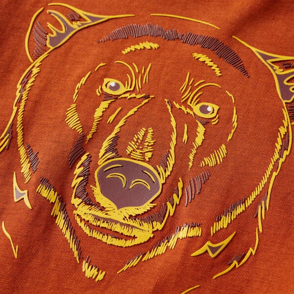 T-shirt enfants &agrave; manches longues rouille clair 140