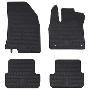 vidaXL Tapis de voiture 4 pcs Noir compatible avec SANDERO 2020-