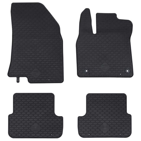 vidaXL Tapis de voiture 4 pcs Noir compatible avec SANDERO 2020-