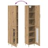 vidaXL Haut Armoire 2 pcs Ch&ecirc;ne artisanal Bois d'ing&eacute;nierie