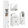 vidaXL Ensemble de mobilier de salle de bain Montage mural 4 pcs Blanc