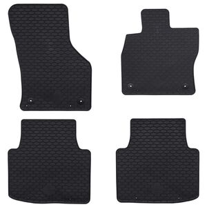 vidaXL Tapis de voiture 4 pcs Noir &Scaron;koda SUPERB III / iV Caoutchouc