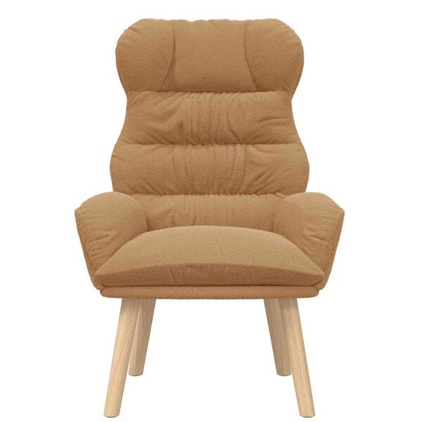 vidaXL fauteuil Beige 69 x 74 x 93 cm Tissu Sherpa