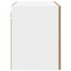 vidaXL Armoire suspendue 2 pcs Ch&ecirc;ne Artisan et Blanc 50 x 31 x 40 cm