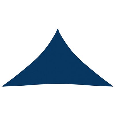 vidaXL Voile de parasol Tissu Oxford triangulaire 4x4x5,8 m Bleu