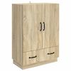 vidaXL Buffet Ch&ecirc;ne Sonoma 66 x 34,5 x 92 cm Bois d'ing&eacute;nierie