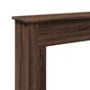 VidaXL Cadre de chemin&eacute;e ch&ecirc;ne marron 75x20x87,5 cm bois d'ing&eacute;nierie