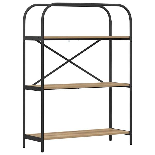 vidaXL &Eacute;tag&egrave;re Ch&ecirc;ne artisanal 80 x 30 x 109 cm Bois d'ing&eacute;nierie