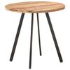 vidaXL Table de salle &agrave; manger 80 cm Bois d'acacia solide