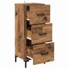vidaXL Buffet Bois ancien 34,5 x 34 x 90 cm Bois d'ing&eacute;nierie