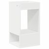 vidaXL Table d'appoint 2 pcs Blanc 30 x 30 x 56 cm Bois d'ing&eacute;nierie