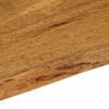 vidaXL Dessus de table 90x60x2,5 cm bord vivant bois massif manguier