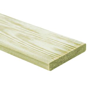 vidaXL Planche de terrasse 12 pcs Vert impr&eacute;gn&eacute; 1,44 m&sup2;