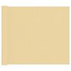 vidaXL &Eacute;cran de balcon 100 x 400 cm Tissu Oxford Rectangulaire Sable