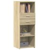 vidaXL Buffet haut ch&ecirc;ne sonoma 45x42,5x124 cm bois d'ing&eacute;nierie