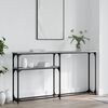 vidaXL Table console sonoma gris 145x22,5x75 cm bois d'ing&eacute;nierie