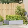 vidaXL Jardinière 100x100x30 cm acier galvanisé