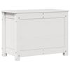vidaXL Boîte de rangement Blanc 60x32x45,5 cm Bois massif de pin